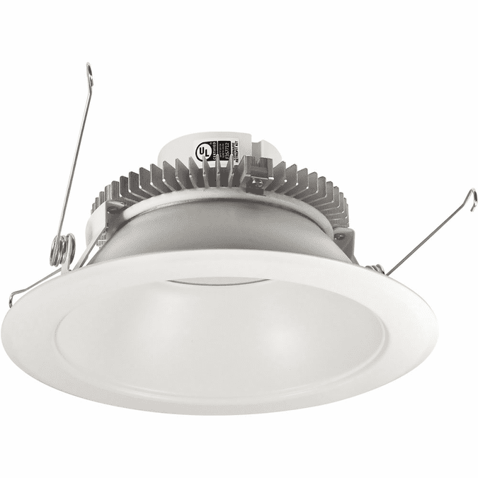 Nora NLCBC2-651TWWW/10 Cobalt Modern White LED 6" Click Round Retrofit Reflector Recessed Lighting Insert