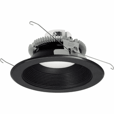Nora NLCBC2-652TWBB/10 Cobalt Contemporary Black LED 6" Click Round Retrofit Baffle Down Lighting Insert