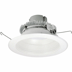 Nora NLCBC2-652WW Cobalt White LED 6" Click LED Retrofit Round Open Baffle