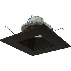 Nora NLCBC2-656BZBZ Cobalt Bronze LED 6" Click LED Retrofit Square Reflector w/ Square Aperture
