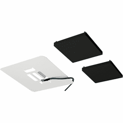 Nora NLIN-JBCB L-Line Direct Modern Black Surface Mount Kit for L-Line Direct Series