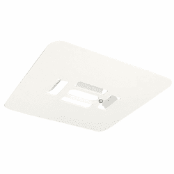 Nora NLIN-JBCW Modern L-Line LED Linear Direct Surface Mounting Kit (junction box cover, decorative end caps and mounting hardware)
