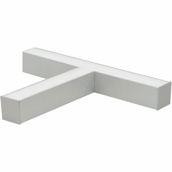 Nora NLIN-T Modern L-Line LED Linear Direct Ceiling Light Fixture / Hanging Lamp