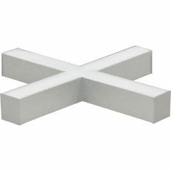 Nora NLIN-X Modern L-Line LED Linear Direct Flush Lighting / Hanging Light