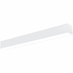 Nora NLINSW-2334W L-Line Contemporary White LED 2' Direct Linear Overhead Lighting Fixture