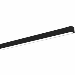 Nora NLINSW-4334B L-Line Modern Black LED 4' Direct Linear Ceiling Lighting Fixture