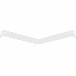 Nora NLINSW-L334W L-Line Modern White LED "L" Shaped Direct Linear Ceiling Light Fixture