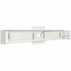 Nora NLUD-2WMW L-Line Indirect / Direct Modern White 2' Wall Mount Kit