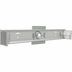 Nora NLUD-8WMA L-Line Indirect / Direct Contemporary Aluminum 8' Wall Mount Kit