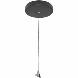 Nora NLUD-CCB L-Line Indirect / Direct Modern Black Aircraft Mounting Kit for NLUD Series