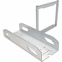 Nora NLUD-PMCA L-Line Indirect / Direct Modern Aluminum Bracket for Pendant Mounted Daisy Chain