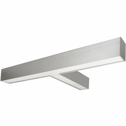Nora NLUD-T334A L-Line Indirect / Direct Modern Aluminum LED Hanging Pendant Light / Bathroom Sconce