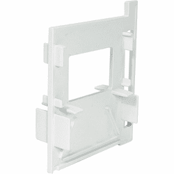 Nora NLUD-WMCW L-Line Indirect / Direct Modern White Bracket for Wall Mounted Daisy Chain