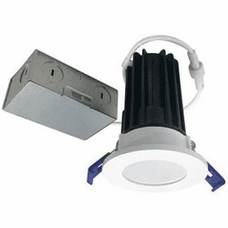 Nora NM2-2RDC85MPW Contemporary Matte Powder White 2" M2 Recessed LED Ceiling Light Mini Recessed Downlight