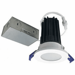 Nora NM2-2RDCS85MPW Modern Matte Powder White 2" M2 LED Recessed Ceiling Light Mini Recessed Downlight