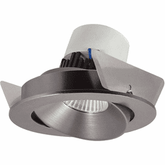 Nora NPR-4RCNN Pearl Contemporary Natural Metal LED 4" Pearl Round Adjustable Cone LED Retrofit