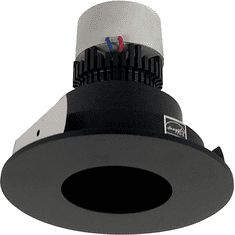 Nora NPR-4RPHBB Pearl Modern Black LED Retrofit 4" Round Pinhole Non-Adjustable Trim