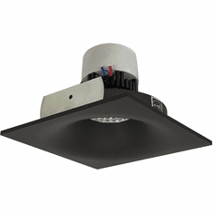 Nora NPR-4SNBBZ Pearl Modern Bronze LED Retrofit 4" Square Bullnose Regress Non-Adjustable Trim