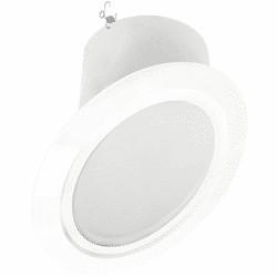 Nora NTM-616/45W Modern White 6 Inch Super-Sloped Reflector Ceiling Recessed Light