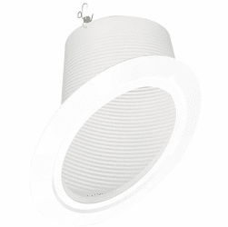 Nora NTM-617/45W Contemporary White 6 Inch Super-Sloped Baffle Recessed Ceiling Light