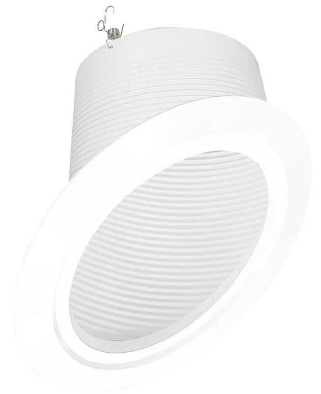 Nora NTM617/45W Contemporary White 6 Inch SuperSloped Baffle Recessed
