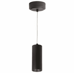 Nora NYLM-2C-BBLE4A iLENE Modern Black LED Mini Cylinder Drop Ceiling Lighting