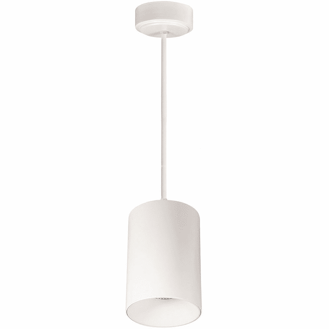 Nora NYLM-5ST-WWLE4 iLENE Contemporary White LED Mini Cylinder Pendant Lighting