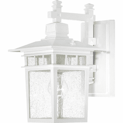 Nuvo 60/4957 Cove Neck White Exterior Lighting Sconce