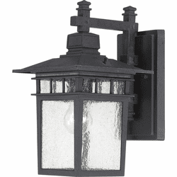 Nuvo 60/4959 Cove Neck Textured Black Outdoor Wall Lighting