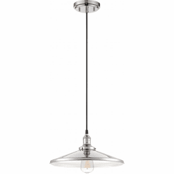 Nuvo 60/5409 Vintage Modern Polished Nickel Pendant Hanging Light