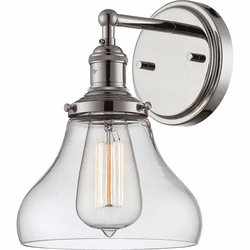 Nuvo 60/5413 Vintage Contemporary Polished Nickel Wall Lamp
