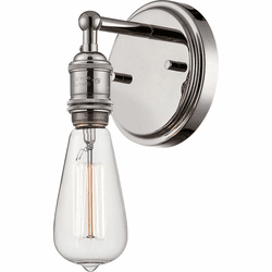 Nuvo 60/5415 Vintage Contemporary Polished Nickel Wall Light Sconce
