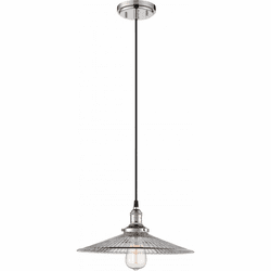 Nuvo 60/5416 Vintage Contemporary Polished Nickel Pendant Light