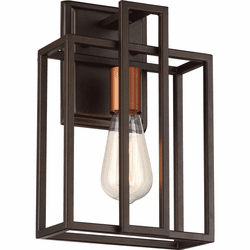 Nuvo 60/5851 Lake Modern Forest Bronze and Copper Lighting Sconce