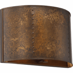 Nuvo 60/5891 Kettle Modern Weathered Brass Lamp Sconce