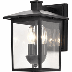 Nuvo 60/5934 Jamesport Matte Black Exterior Lamp Sconce