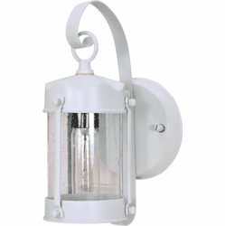 Nuvo 60/633 Modern White Exterior Light Sconce