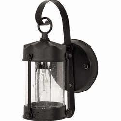 Nuvo 60/635 Modern Textured Black Outdoor Wall Sconce Lighting