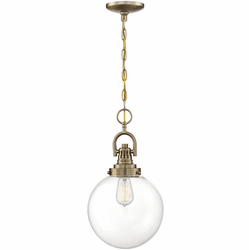 Nuvo 60/6671 Skyloft Contemporary Burnished Brass Mini Ceiling Light Pendant