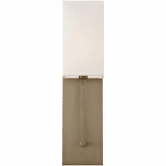 Nuvo 60/6692 Vesey Contemporary Burnished Brass / White Wall Light Sconce