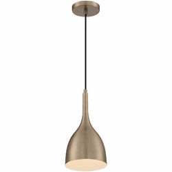 Nuvo 60/7076 Bellcap Modern Burnished Brass Mini Lighting Pendant