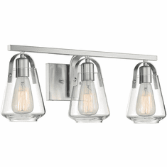 Nuvo 60-7113 Skybridge Brushed Nickel 3-Light Bathroom Light