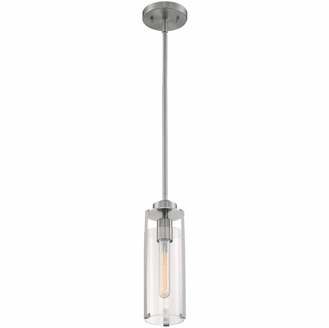 Nuvo 60-7140 Marina Modern Brushed Nickel Mini Drop Ceiling Light Fixture