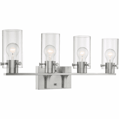 Nuvo 60-7174 Sommerset Contemporary Brushed Nickel 4-Light Vanity Lighting
