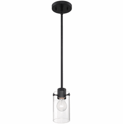 Nuvo 60/7270 Sommerset Modern Matte Black Mini Lighting Pendant