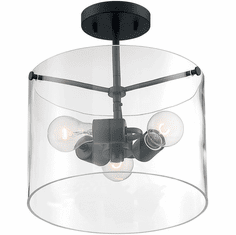 Nuvo 60-7278 Sommerset Modern Matte Black Ceiling Lighting