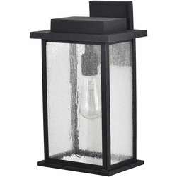 Nuvo 60/7376 Sullivan Contemporary Matte Black Outdoor Wall Light Sconce