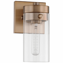 Nuvo 60/7531 Intersection Modern Burnished Brass Light Sconce