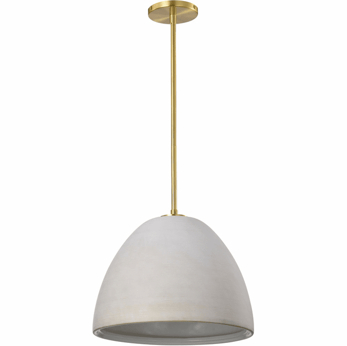 Nuvo 60/8003 Collins Contemporary Brushed Brass Pendant Light