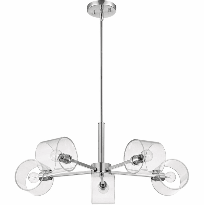 Nuvo 60/8075 Marlowe Contemporary Polished Nickel Chandelier Lamp